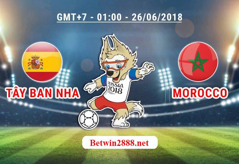 Nhận Định Soi Kèo Tây Ban Nha vs Morocco- World Cup 2018, 1h00 Ngày 26/6/2018